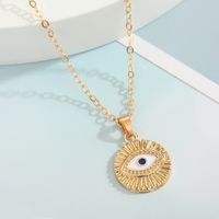 Wholesale Jewelry Fashion Eye Alloy Pendant Necklace main image 6