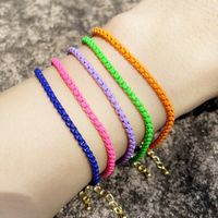 Wholesale Jewelry Bohemia Style Colorful Dripping Oil Copper Bracelet Nihaojewelry main image 2