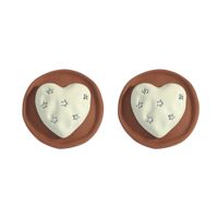 Wholesale Jewelry Round Heart Star Diamond Stud Earrings Nihaojewelry main image 2