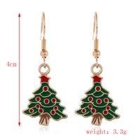 Cartoon Christmas Tree Santa Claus Seris Earrings Wholesale Nihaojewelry main image 6