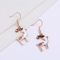 Cartoon Christmas Tree Santa Claus Seris Earrings Wholesale Nihaojewelry main image 5