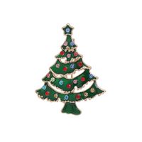 Großhandel Schmuck Weihnachtsbaum Schneemann Brosche Nihaojewelry main image 4