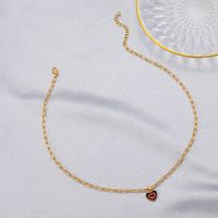 Fashion Double Heart Necklace Wholesale Nihaojewelry main image 5