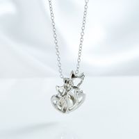 Wholesale Jewelry Cat Pearl Cage Pendant Necklace Nihaojewelry main image 3