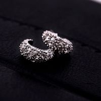 Japan And South Korea Small And Delicate Ear Stud Shiny Diamond-encrusted Goddess Temperament Earrings Girlfriends Same Style Gift Ear Rings Wholesale Fashion main image 5