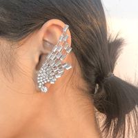 Retro Full Diamond Earrings Angel Wings Earrings Wholesale Nihaojewelry main image 1