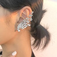 Retro Full Diamond Earrings Angel Wings Earrings Wholesale Nihaojewelry main image 6