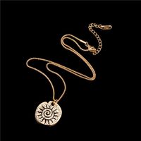 Retro Sun Oil Dropped Stainless Steel Necklace Wholesale Nihaojewelry main image 1