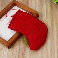 Schneeflocke Weihnachten Kleine Socken Geschenk Tasche Weihnachts Baum Ornamente Kinder Süßigkeiten Tasche Ältere Menschen Schneemann Geschenk Tasche Großhandel main image 5