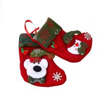 Schneeflocke Weihnachten Kleine Socken Geschenk Tasche Weihnachts Baum Ornamente Kinder Süßigkeiten Tasche Ältere Menschen Schneemann Geschenk Tasche Großhandel main image 6