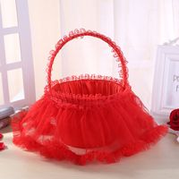 Simple Round Lace Basket Wedding Supplies Wholesale Nihaojewelry main image 3