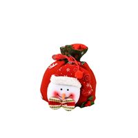 Christmas Three-dimensional Doll Candy Brushed Fabric Bag Decorations Wholesale Nihaojewelry main image 6