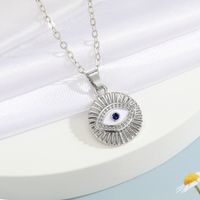 Wholesale Jewelry Fashion Eye Alloy Pendant Necklace sku image 7
