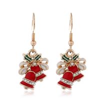 Cartoon Christmas Tree Santa Claus Seris Earrings Wholesale Nihaojewelry sku image 6