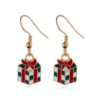 Cartoon Christmas Tree Santa Claus Seris Earrings Wholesale Nihaojewelry sku image 4