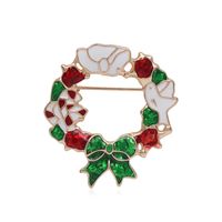 Al Por Mayor Joyas Árbol De Navidad Muñeco De Nieve Broche Nihaojewelry sku image 9