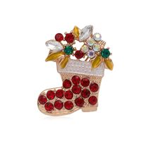 Wholesale Jewelry Christmas Tree Snowman Brooch Nihaojewelry sku image 5