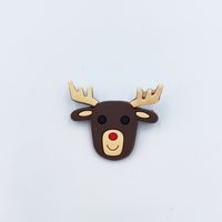 Wholesale Jewelry Christmas Cartoon Snowman Elk Brooch Nihaojewelry sku image 24