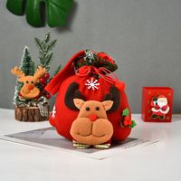 Weihnachten Dreidimensionale Puppe Süßigkeiten Gebürsteter Stoff Tasche Dekorationen Großhandel Nihaojewelry sku image 5