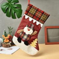 Vintage Bear Socks Candy Gift Bags Christmas Decoration Wholesale Nihaojewelry main image 5