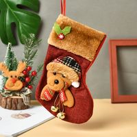Vintage Bear Socks Candy Gift Bags Christmas Decoration Wholesale Nihaojewelry main image 4