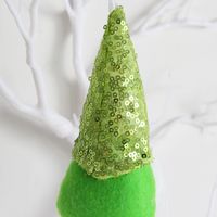 Pendentif De Noël Décoration D&#39;arbre Petite Sequin Faceless Gnome Poupée En Gros Nihaojewelry main image 4
