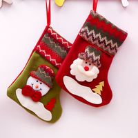 Santa Claus Chaussettes Bonbons Sacs Cadeaux Décorations De Noël En Gros Nihaojewelry main image 3