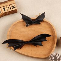 New Halloween Bat Leather Hairpin Wholesale Nihaojewelry main image 6