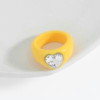 Ins Internet-promi-ring Für Frauen, Nischen Design, Bonbon Farbe, Harz Trend, Fort Geschrittener Sinn, Fingerring, Harz Schwanz Ring main image 3