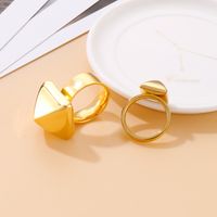 Stainless Steel 18K Gold Plated Fashion Geometric No Inlaid main image 8