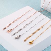 Titanium Steel 18K Gold Plated Fashion Crown Pendant Necklace main image 4