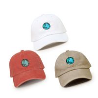 Korean Embroidered Earth Wide-brimmed Baseball Cap Wholesale Nihaojewelry main image 5