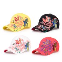 Ethnic Embroidery Butterfly Baseball Cap Wholesale Nihaojewelry main image 6