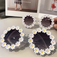 Wholesale Small Daisy Round Frame Sunglasses Nihaojewelry main image 4