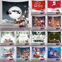 Cartoon Decoration Letters Background Hanging Cloth Tapestry Christmas Decoration Wholesale Nihaojewelry main image 1