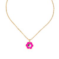 Wholesale Jewelry Retro Planet Flower Heart Pendant Necklace Nihaojewelry main image 6