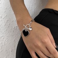 Bracelet Simple En Forme De Coeur Avec Boucle Ot En Gros Nihaojewelry main image 1