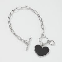 Bracelet Simple En Forme De Coeur Avec Boucle Ot En Gros Nihaojewelry main image 5