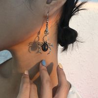 Halloween Retro Dark Style Dripping Spider Earrings Wholesale Nihaojewelry main image 3