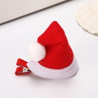 Épingle À Cheveux Pour Enfants Petit Chapeau Rouge De Noël En Gros Nihaojewelry main image 4
