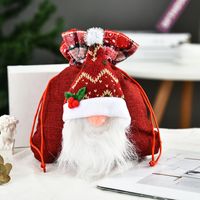 Creative Christmas Decoration Three-dimensional Doll Candy Tote Bag Wholesale Nihaojewelry sku image 54