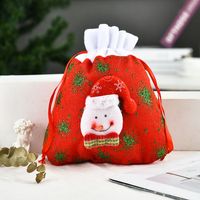 Creative Christmas Decoration Three-dimensional Doll Candy Tote Bag Wholesale Nihaojewelry sku image 75