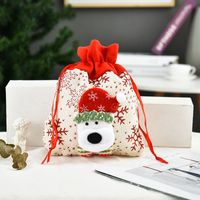 Creative Christmas Decoration Three-dimensional Doll Candy Tote Bag Wholesale Nihaojewelry sku image 77