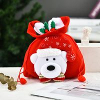 Creative Christmas Decoration Three-dimensional Doll Candy Tote Bag Wholesale Nihaojewelry sku image 27