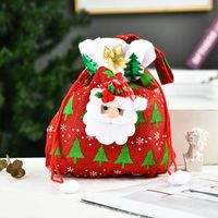 Creative Christmas Decoration Three-dimensional Doll Candy Tote Bag Wholesale Nihaojewelry sku image 11