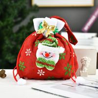 Creative Christmas Decoration Three-dimensional Doll Candy Tote Bag Wholesale Nihaojewelry sku image 17