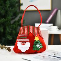 Creative Christmas Decoration Three-dimensional Doll Candy Tote Bag Wholesale Nihaojewelry sku image 7
