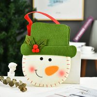Creative Christmas Decoration Three-dimensional Doll Candy Tote Bag Wholesale Nihaojewelry sku image 48