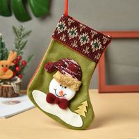 Vintage Bear Socks Candy Gift Bags Christmas Decoration Wholesale Nihaojewelry sku image 28