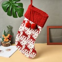 Vintage Bear Socks Candy Gift Bags Christmas Decoration Wholesale Nihaojewelry sku image 82